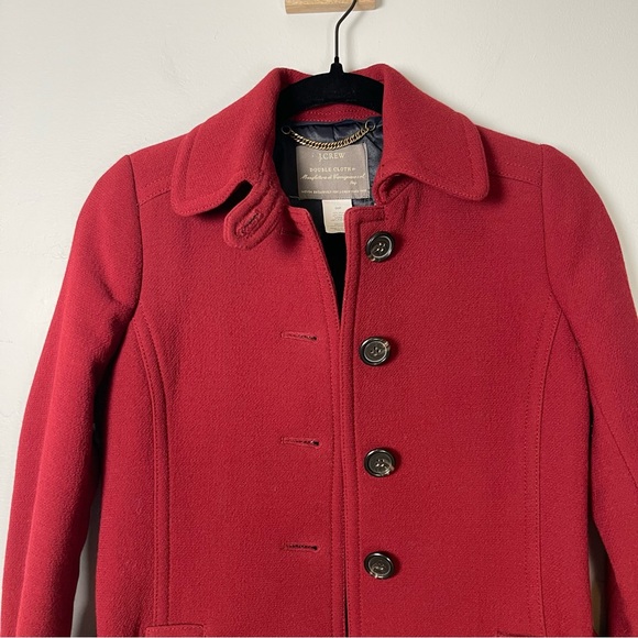 J. Crew Double Cloth Belted Wool Trench Coat - Picture 8 of 16